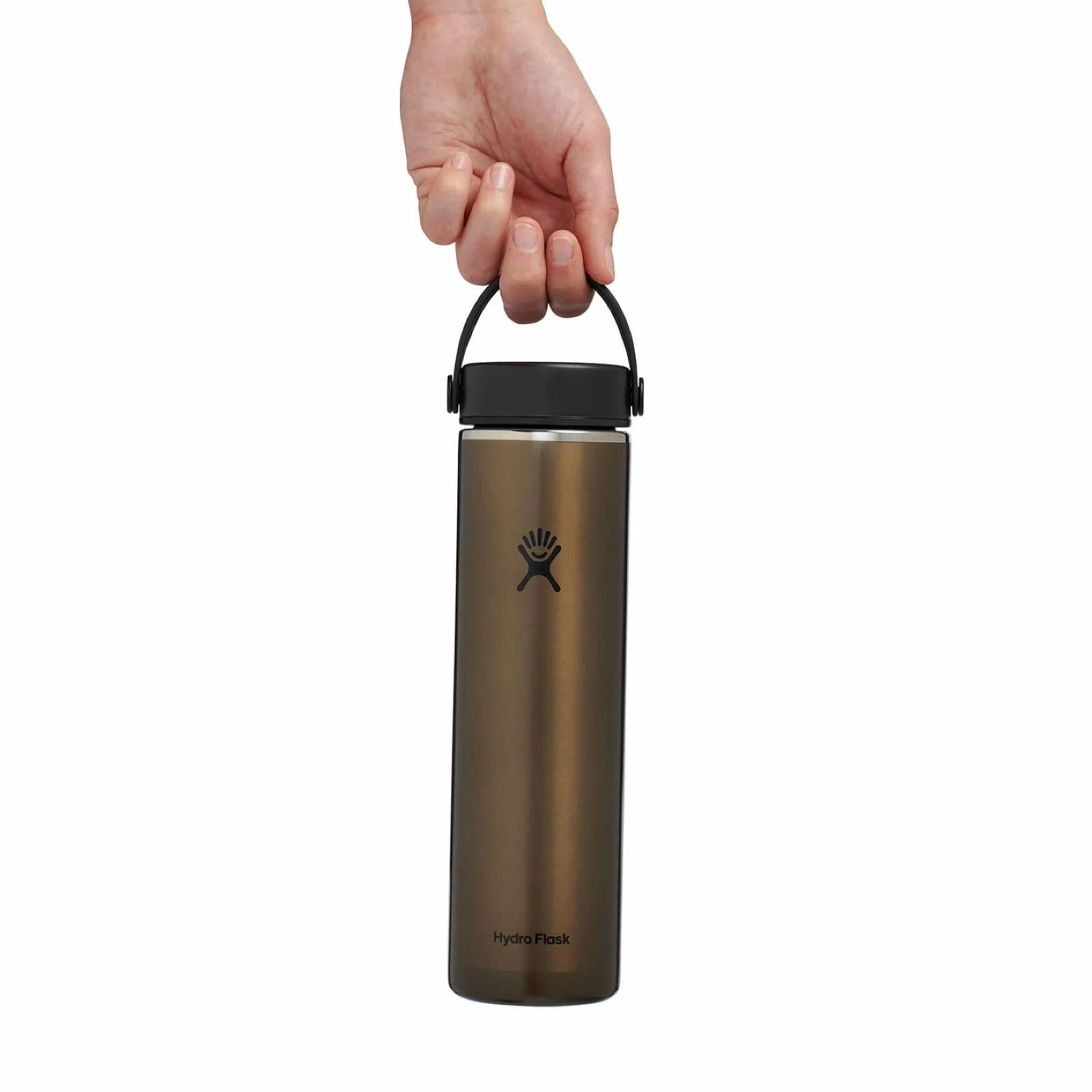 24 oz Lightweight Wide Mouth Trail Series™ Bottle with Flex Cap | Obsidian - Image 2