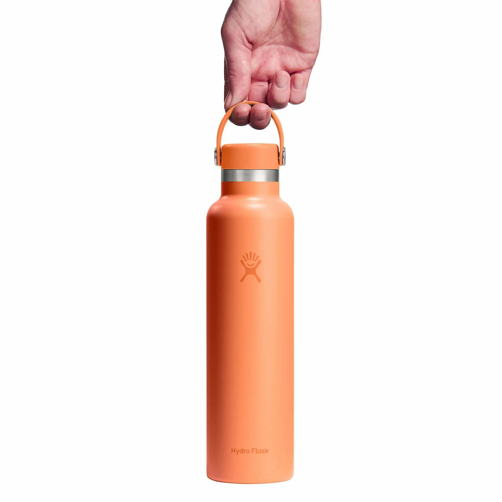 24 oz Standard Mouth Bottle with Flex Cap | Nectar Orange - Image 3