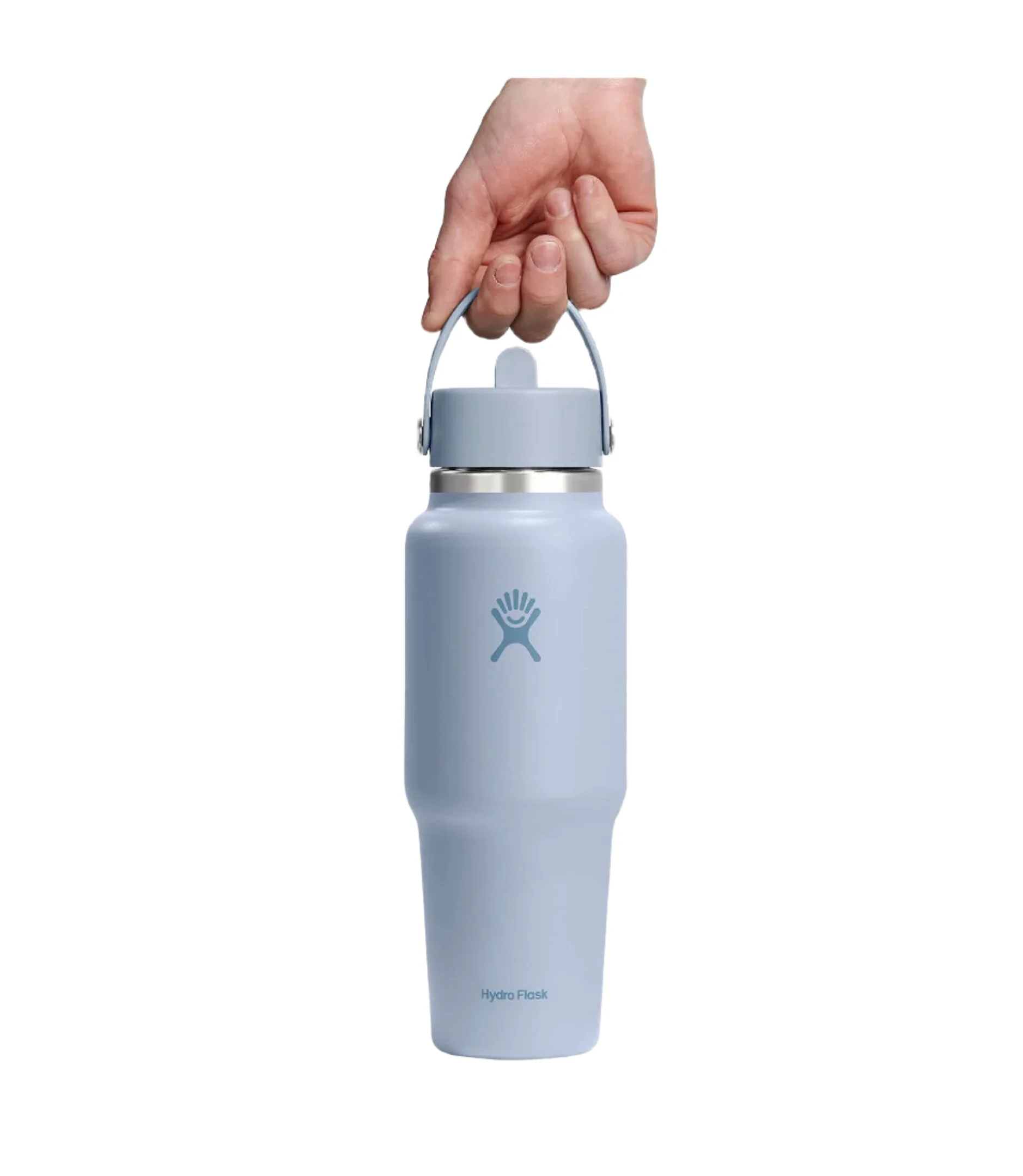 32oz Wide Mouth Travel Bottle With Flex Straw Cap | Surf - Image 3