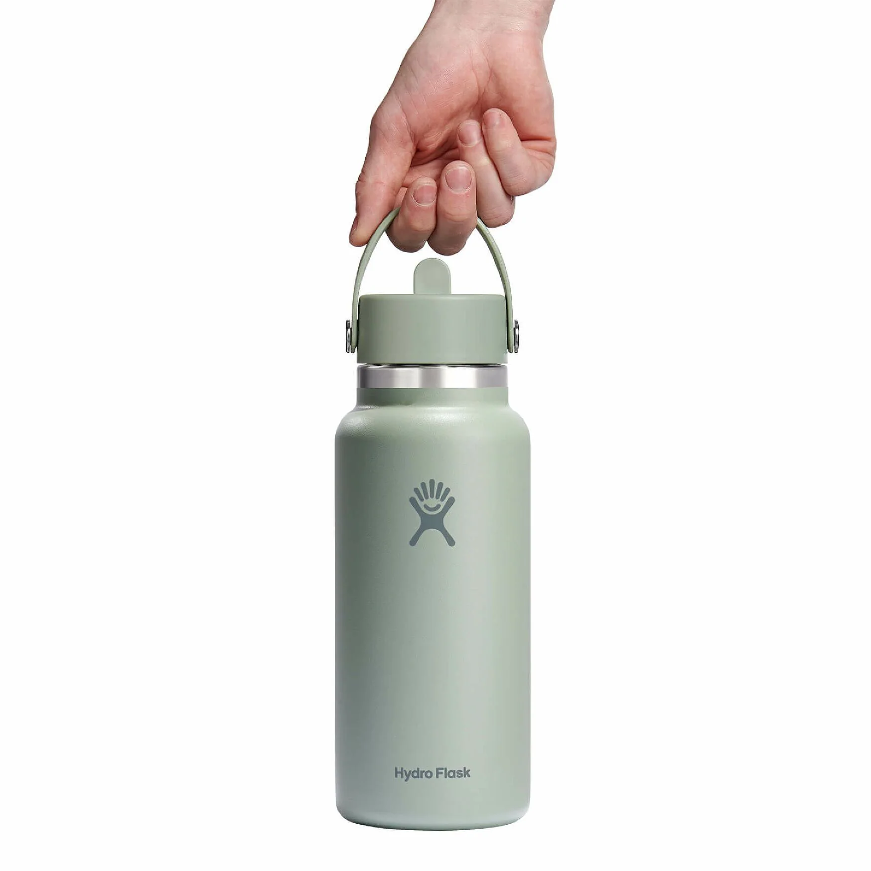 32 oz Wide Mouth Bottle with Flex Straw Cap | Agave - Image 3