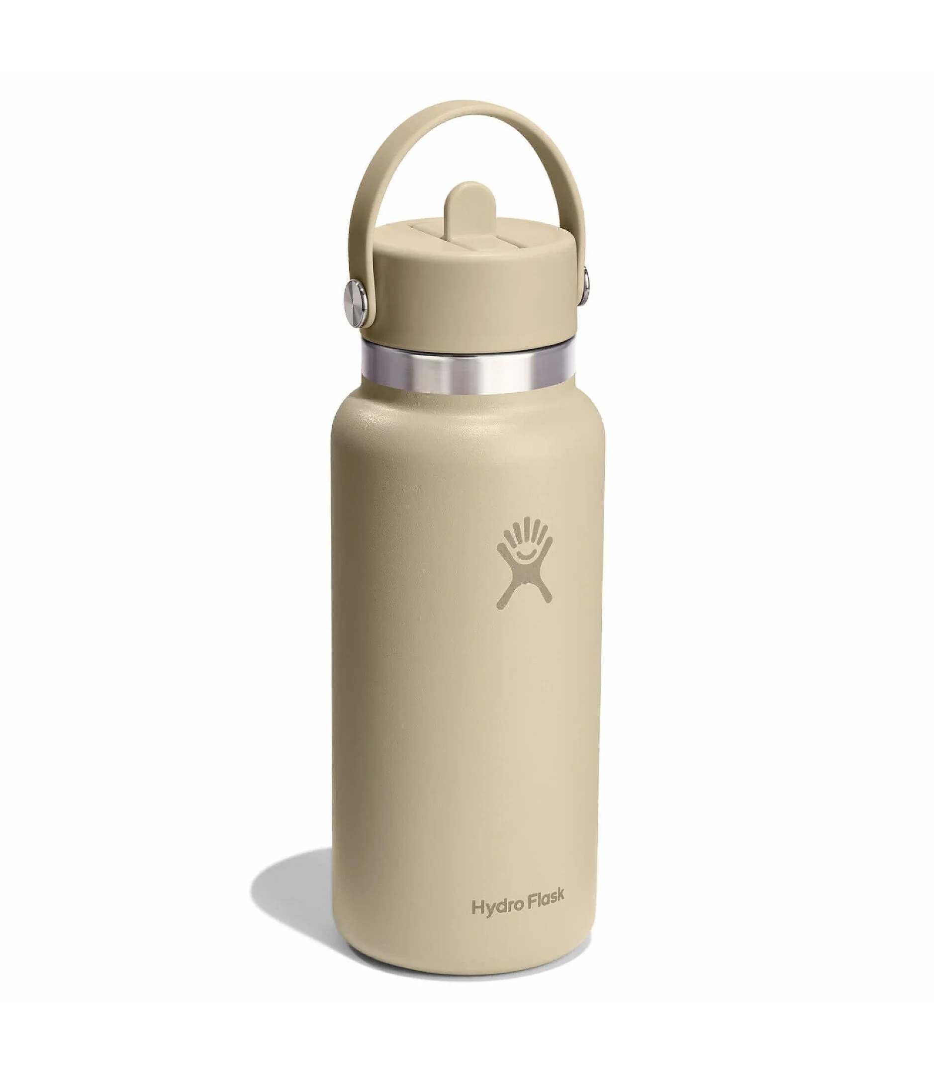 32 oz Wide Mouth with Flex Straw Cap | Oat - Image 2