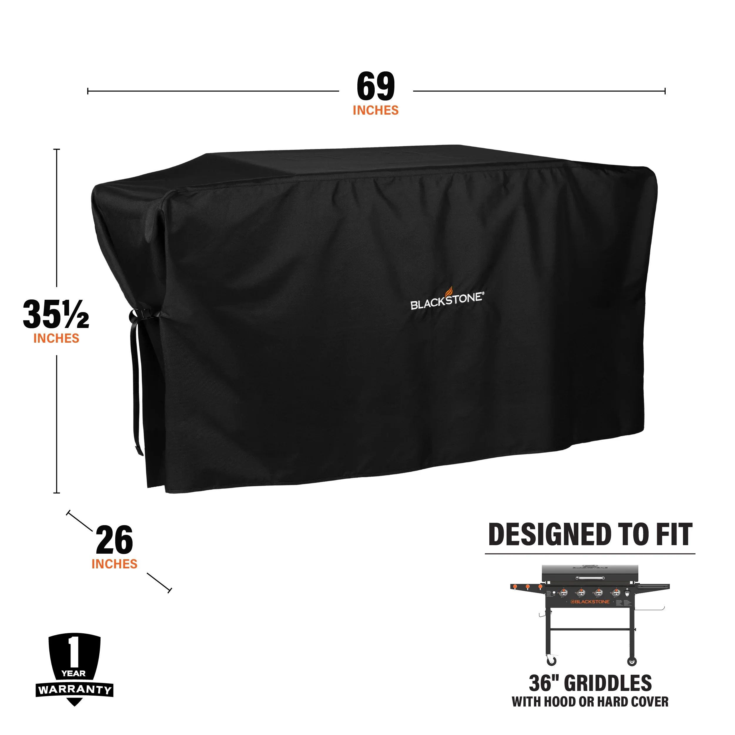 36" Griddle Cover - Image 2