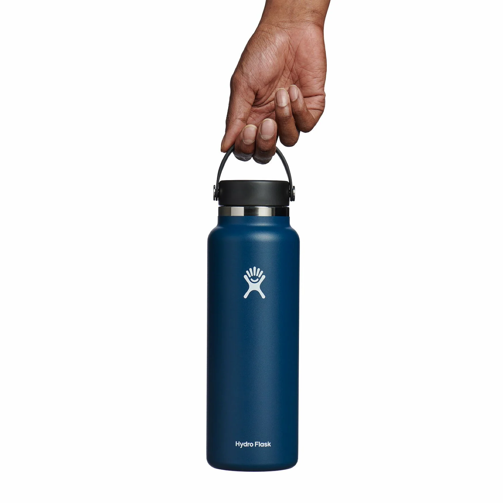 40 oz Wide Mouth Bottle with Flex Cap | Indigo - Image 2