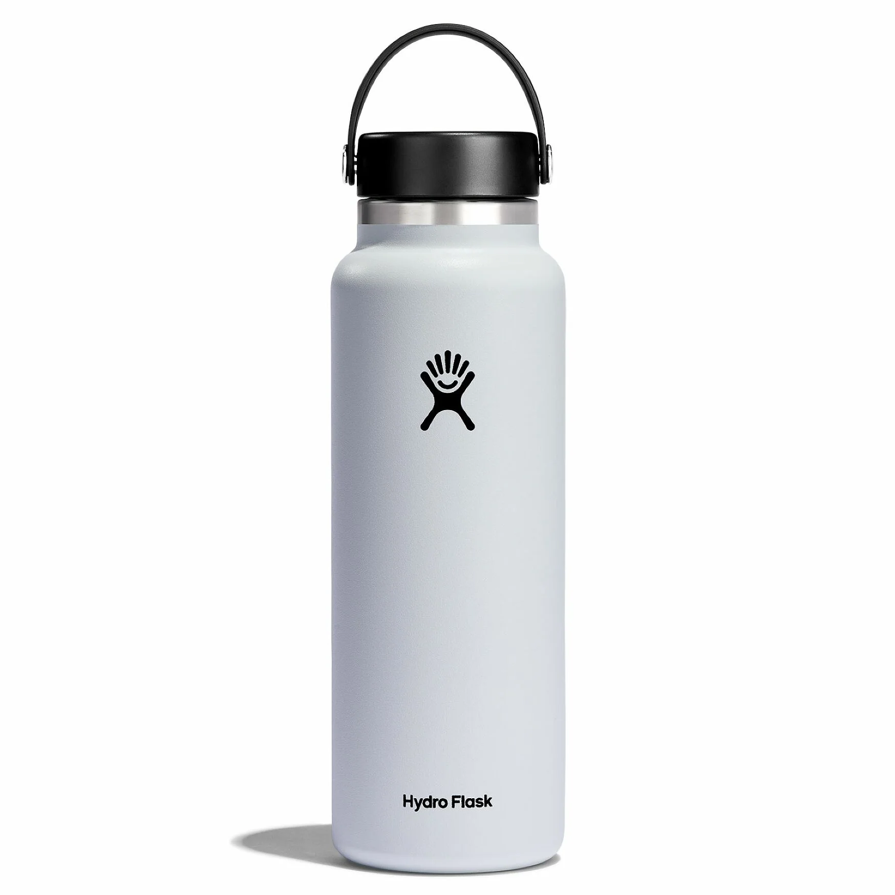 40 oz Wide Mouth Bottle with Flex Cap | White