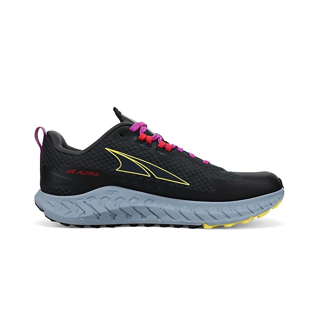 Altra Womens Outroad Running Shoe in Dark Grey and Blue - Image 5