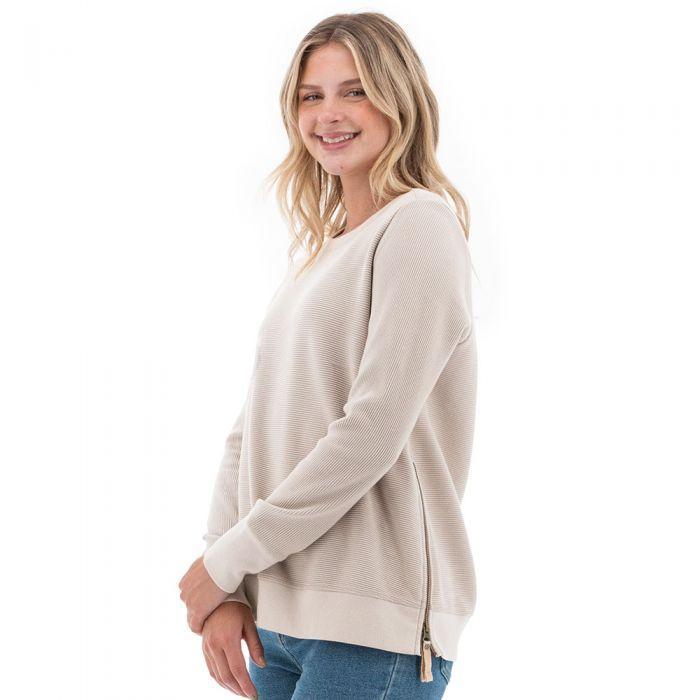 Aventura Womens Hazelton Crew Neck Long Sleeve Top - Image 2