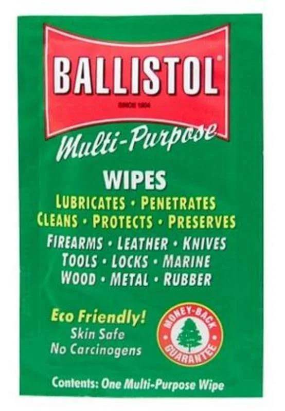 Ballistol Multi Purpose Wipes Individually Wrapped 1ct - Image 2