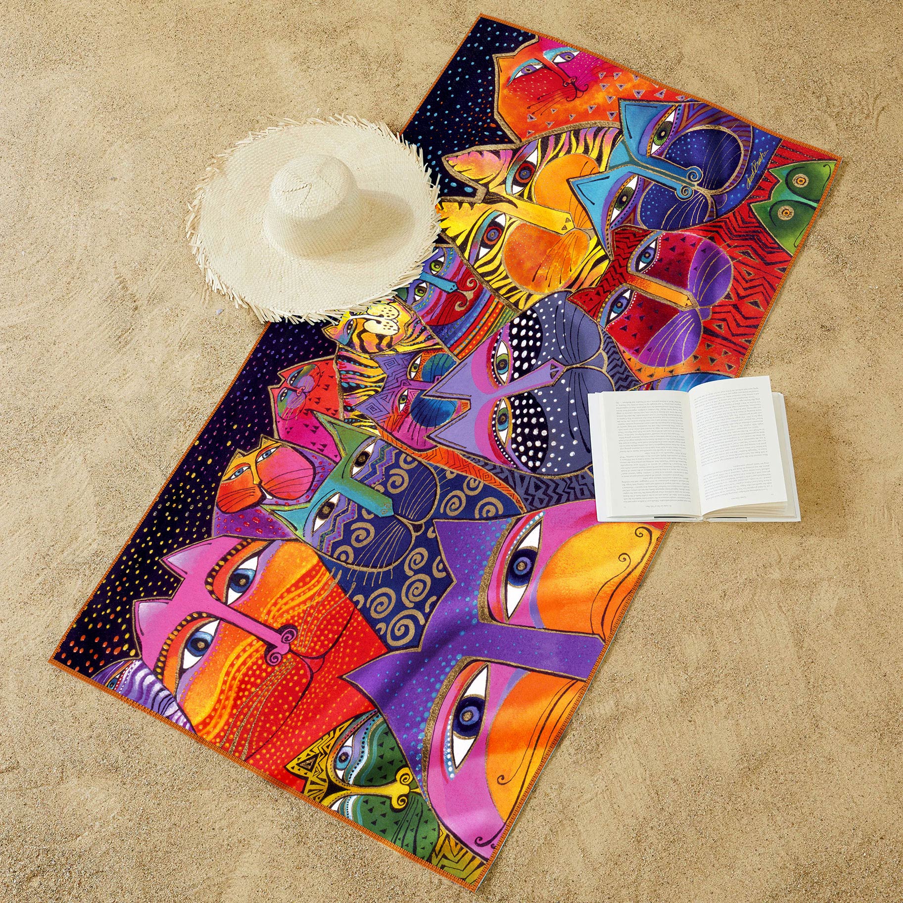 Oversized Beach Towel 40x63" - Microfiber, Quick-Dry with Drawstring Pouch - Image 5
