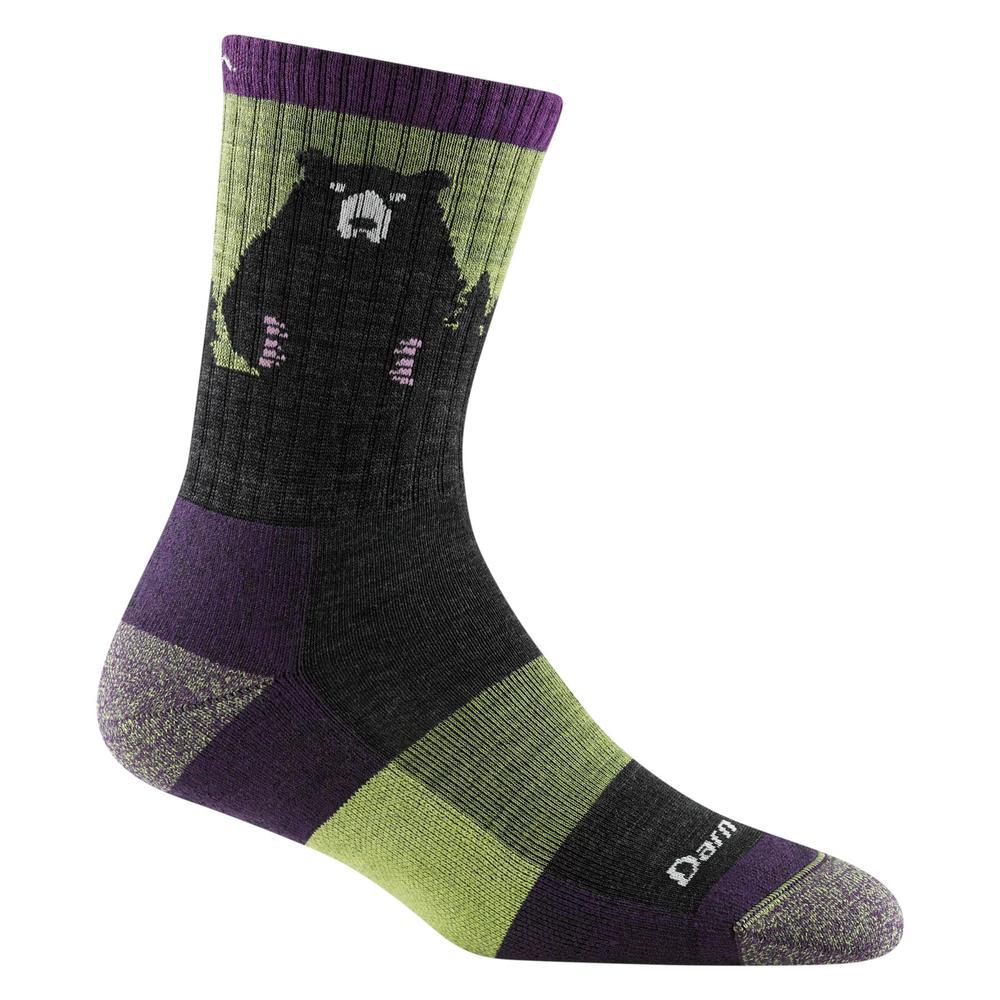 Bear Town Micro Crew Light Cushion Sock | Lime