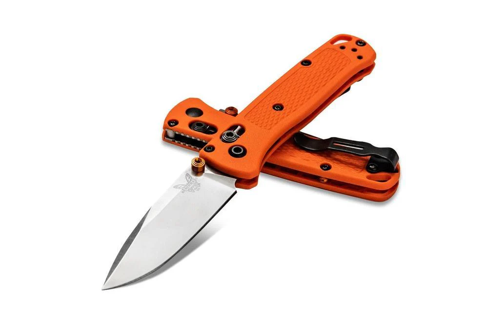 Benchmade Mini Bugout Knife | Orange Grivory