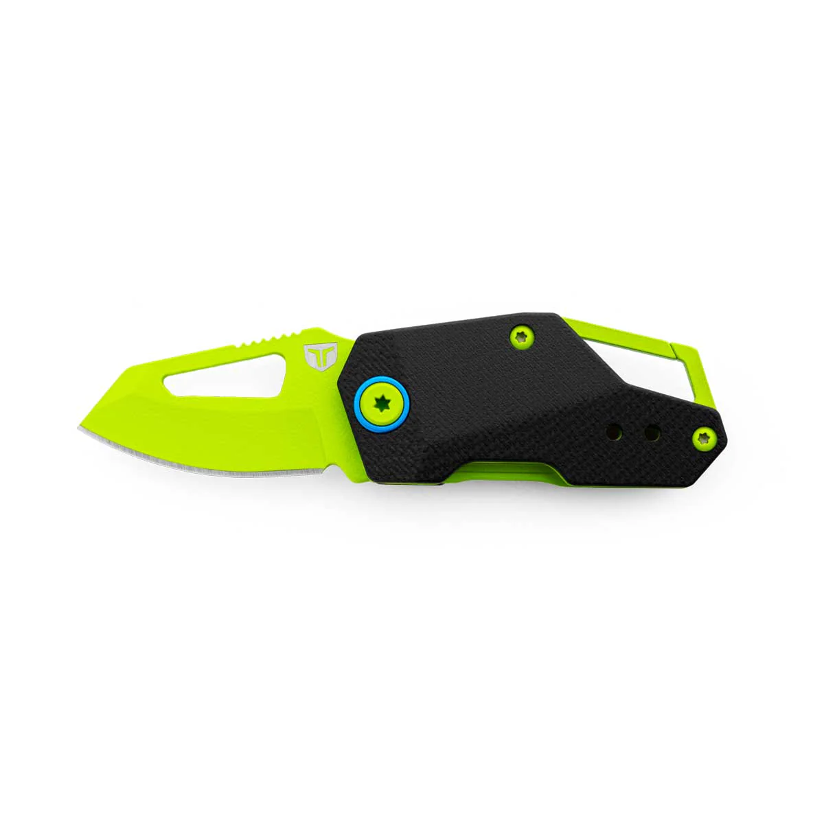 BERM Keychain Flipper Knife | Yellow/Black