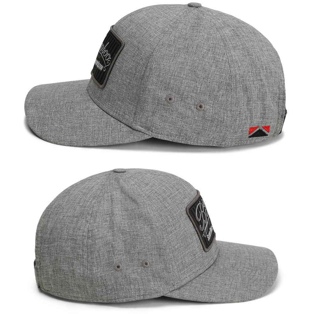Big Bamboo Fly Rod Heathered 6-Panel Fly Fishing Patch Cap - Image 7
