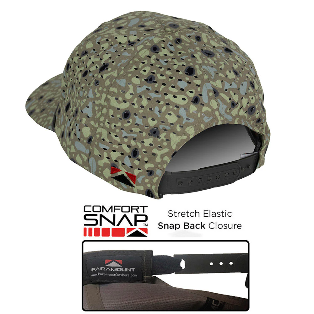Big Foot Squatch Perforated Fishing 6-Panel Rope Cap Tan - Image 4