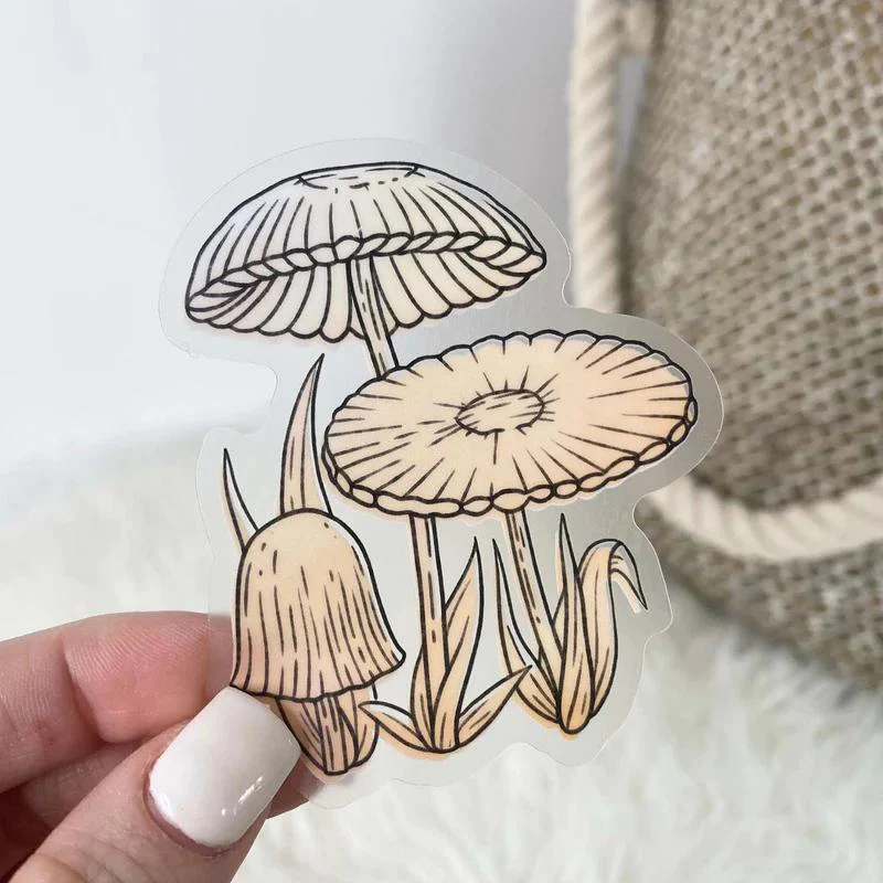 Big Moods Agaricus Plicatilis Sticker - Image 2