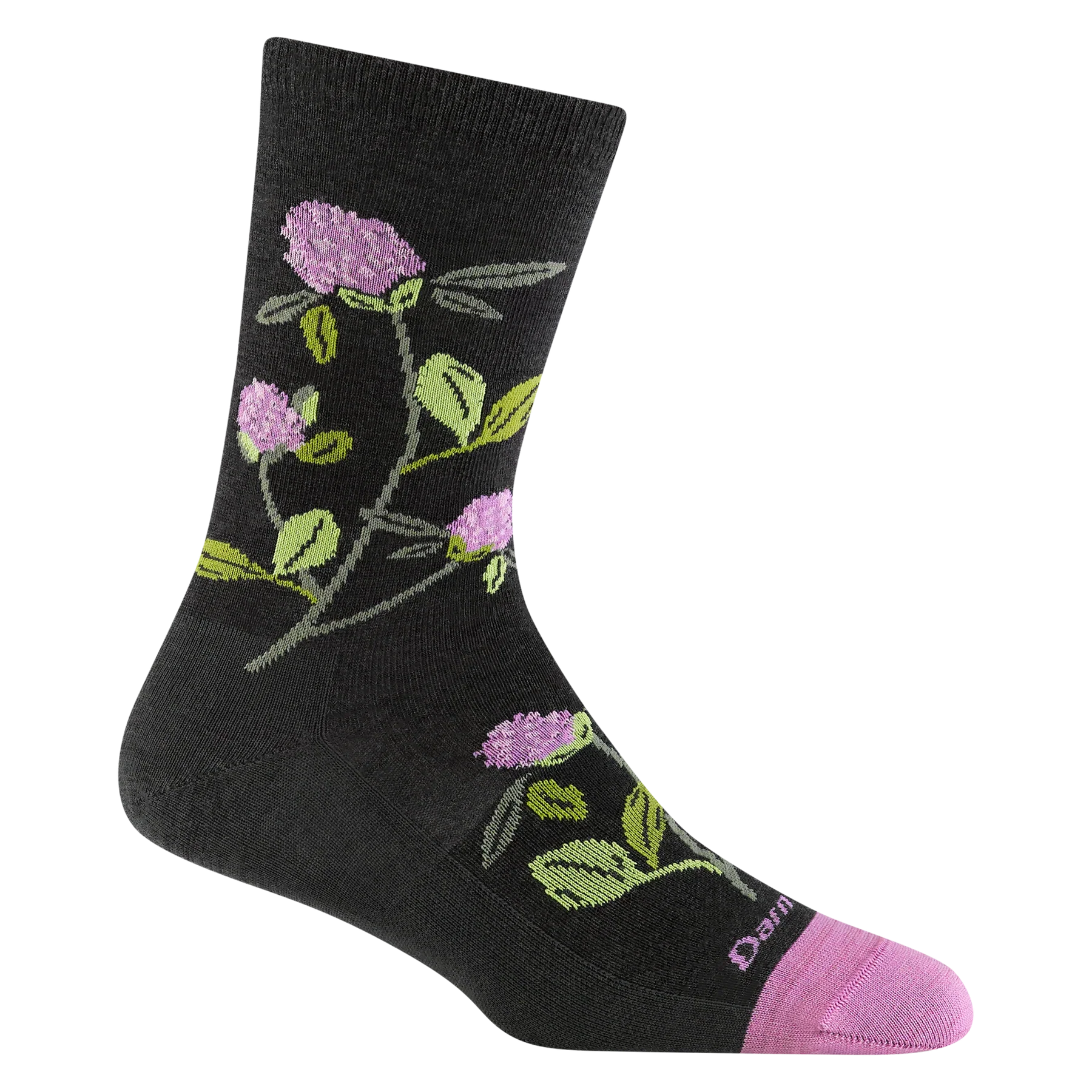 Women's Blossom Crew Lightweight Lifestyle Socks | Charcoal