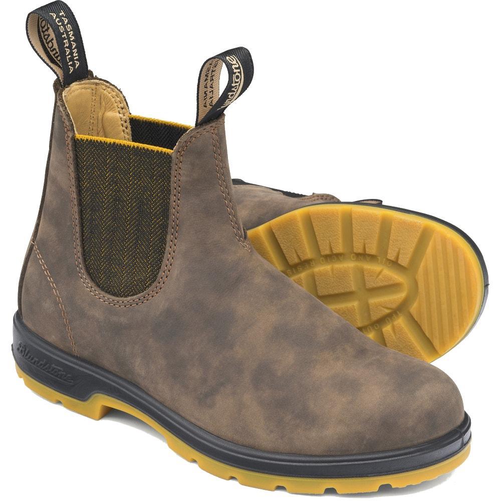 Women's 1944 Classic Leather Chelsea Boots | Rustic Brown/Mustard