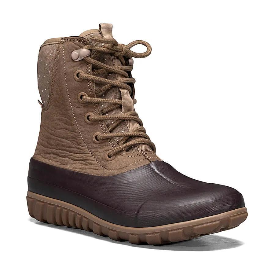 Women's Classic Casual Tall Lace Leather Boot - Image 2