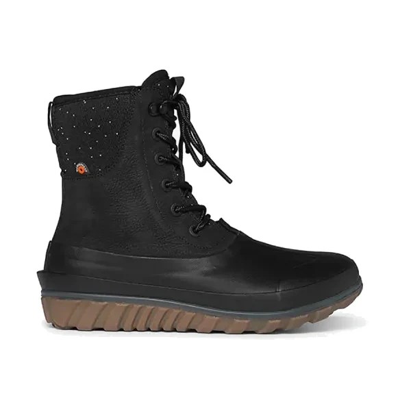 Women's Classic Casual Tall Lace Leather Boot - Image 3