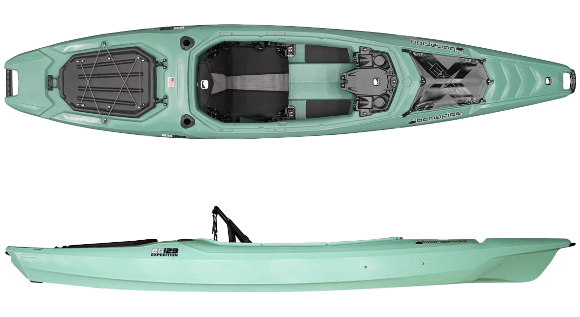 Bonafide Kayaks EX123 Expedition Kayak | Andros Green