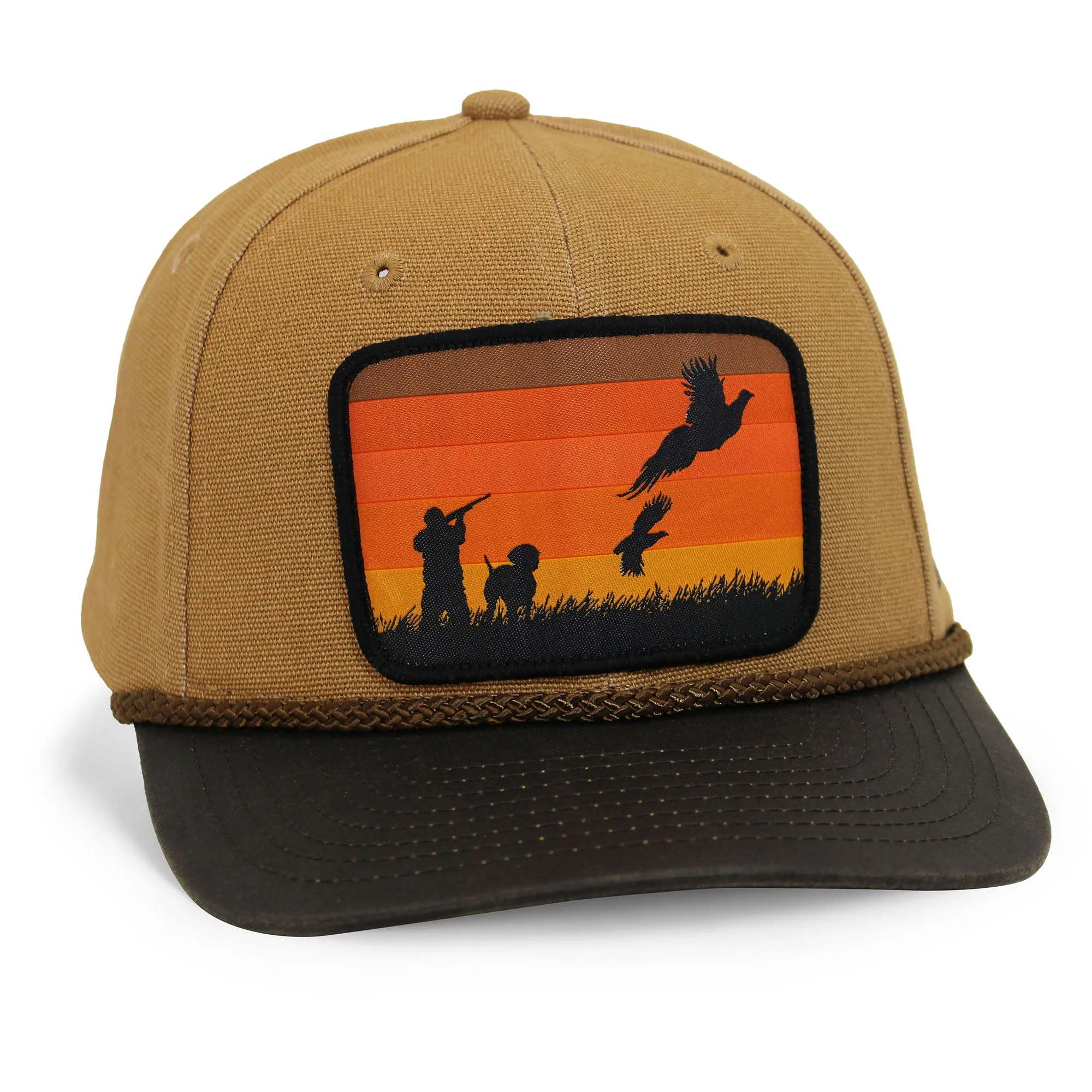 Canvas Upland Flush Patch Hat with Wax Cloth Visor - Image 6