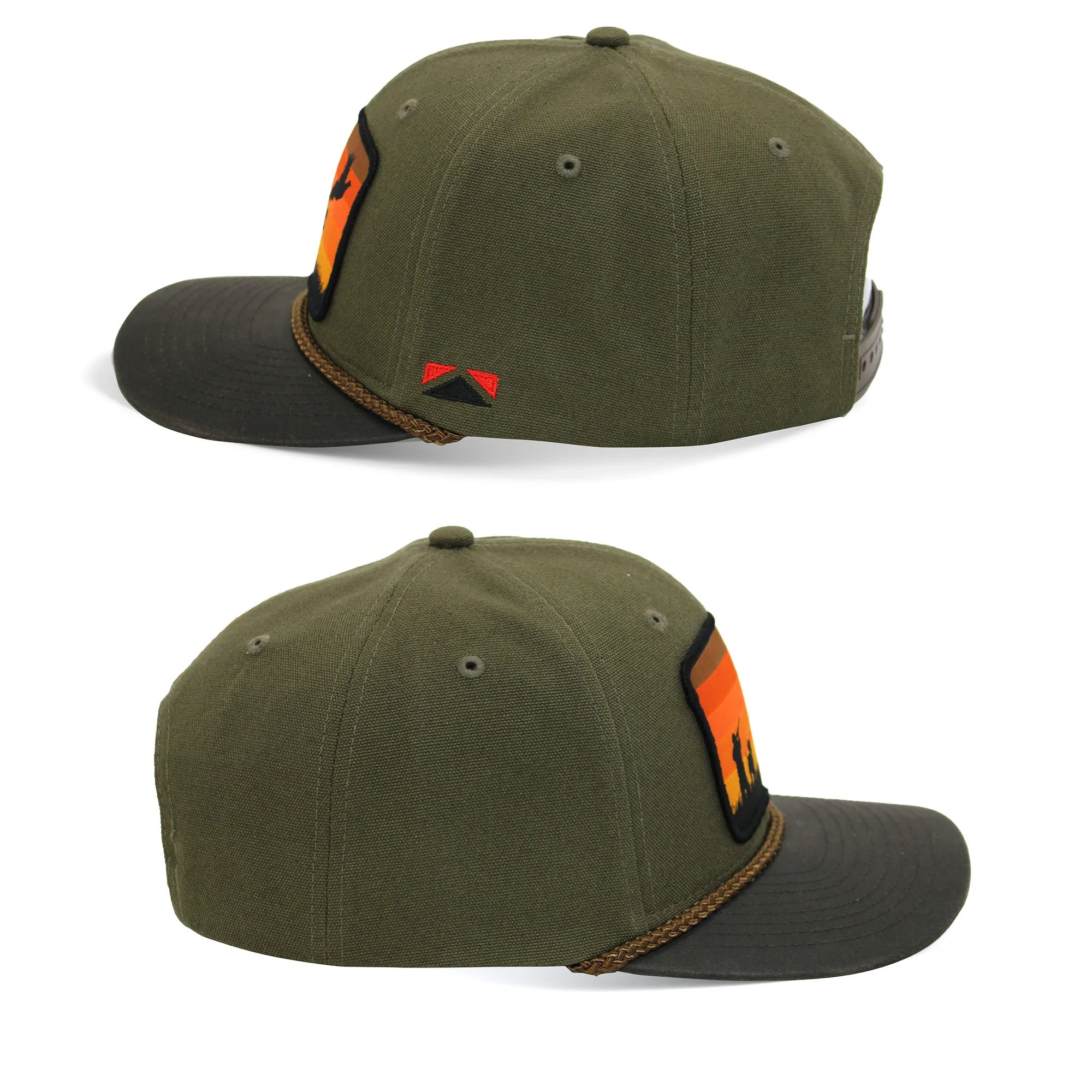 Canvas Upland Flush Patch Hat with Wax Cloth Visor - Image 7