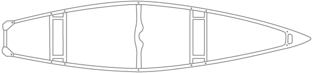 Esquif Cargo 15' Sport Square Stern Canoe | Camo - Image 3