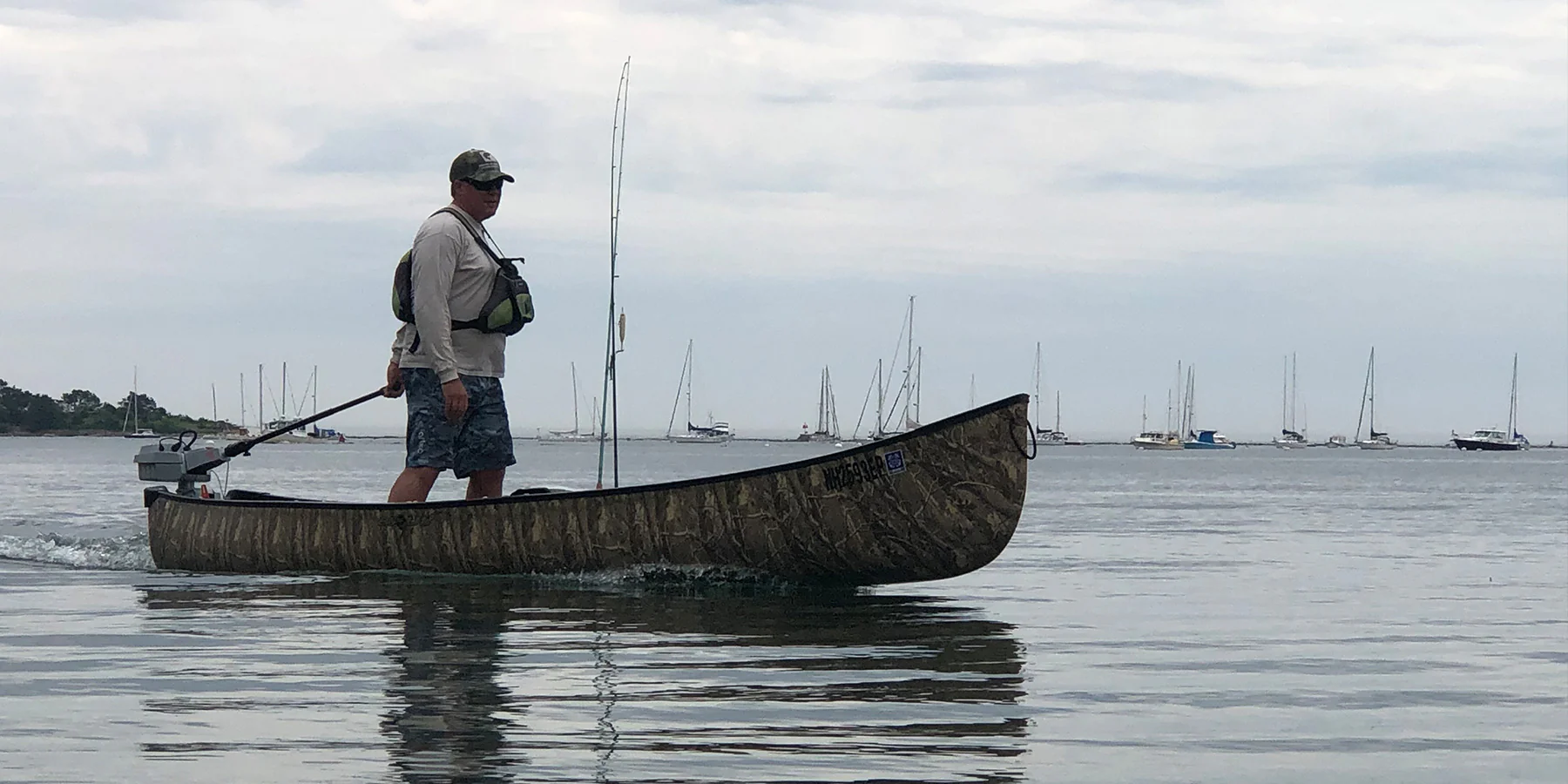 Esquif Cargo 17' Square Stern Canoe | Green - Image 3
