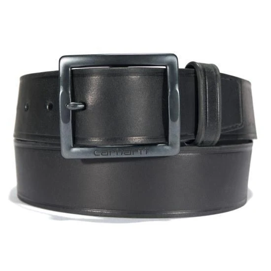 Bridle Leather Heat Creased Garrison Work Belt - Image 2