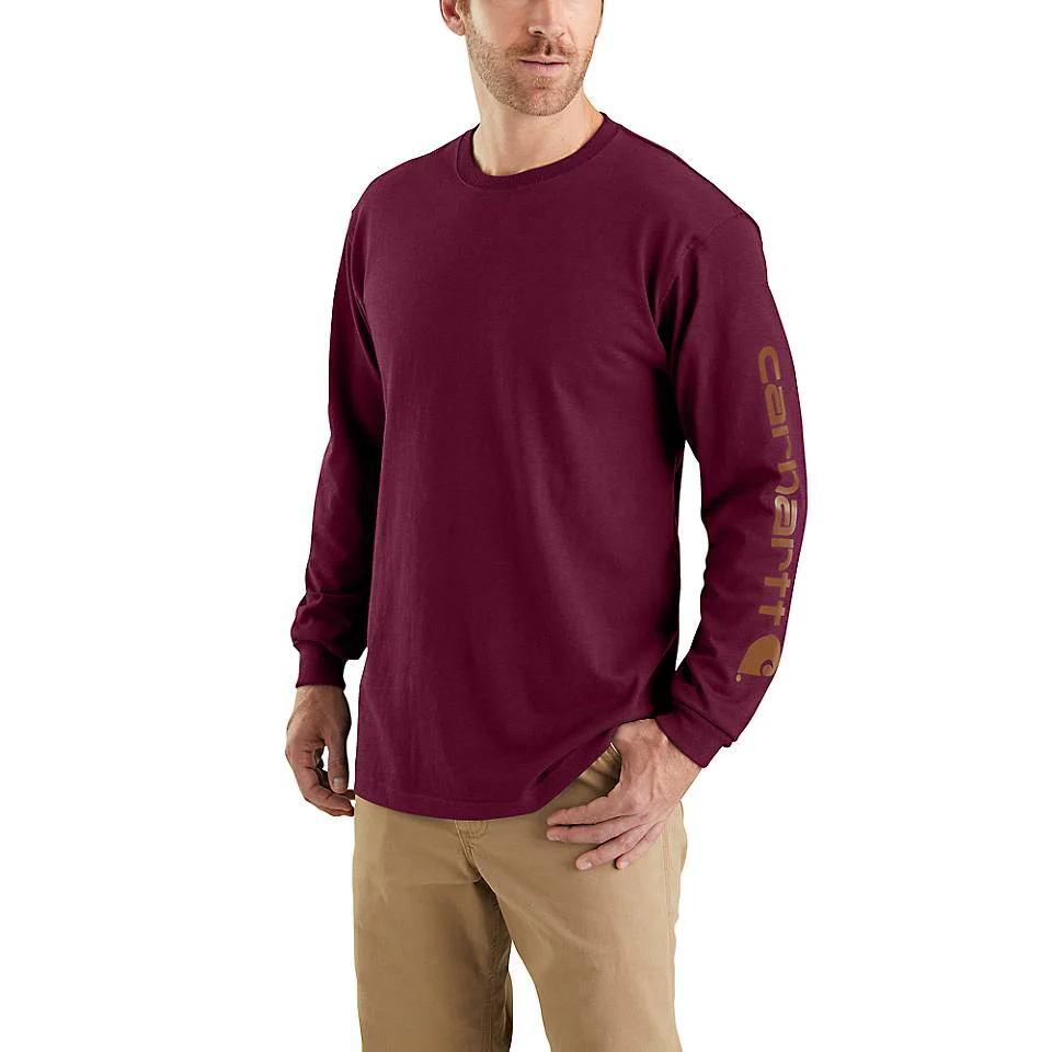 Carhartt Long Sleeve Graphic Logo Tee | Port