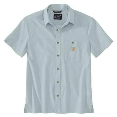 Carhartt Mens Force Sun Defender Relaxed Fit Lightweight Short Sleeve Shirt Big and Tall - Image 3