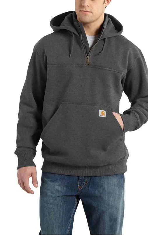 Carhartt Mens Rain DefenderĀ® Loose Fit Heavyweight Quarter-Zip Hoodie
