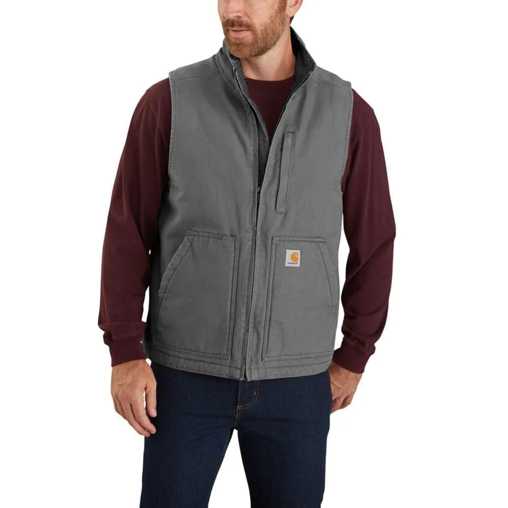 Carhartt Men's Sherpa Lined Mock Neck Vest Big and Tall Sizes - Image 2