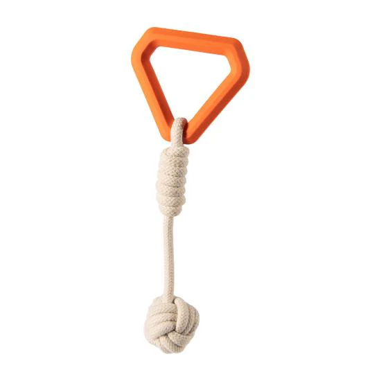 Carhartt Rubber Monkey Fist Dog Pull | Blaze Orange