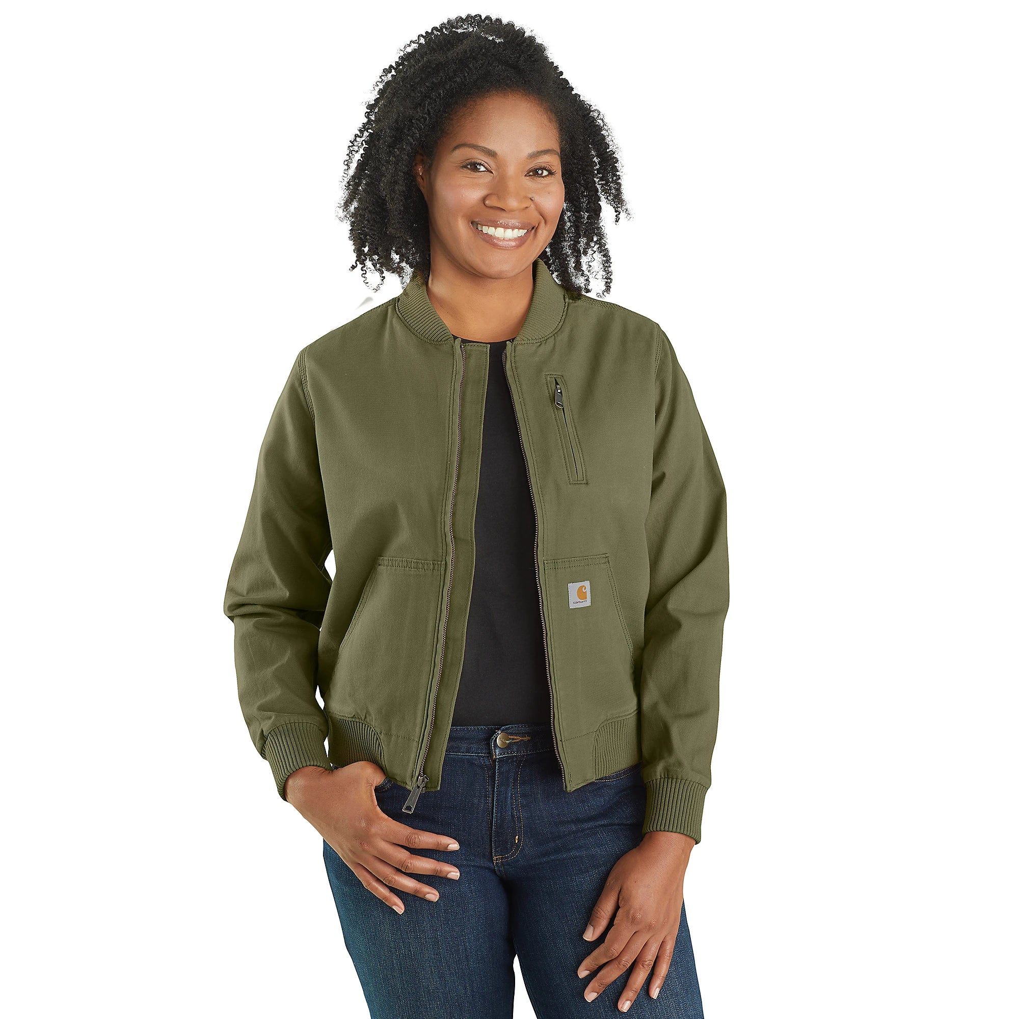 Carhartt Womens Rugged Flex Relaxed Fit Canvas Jacket - Image 5