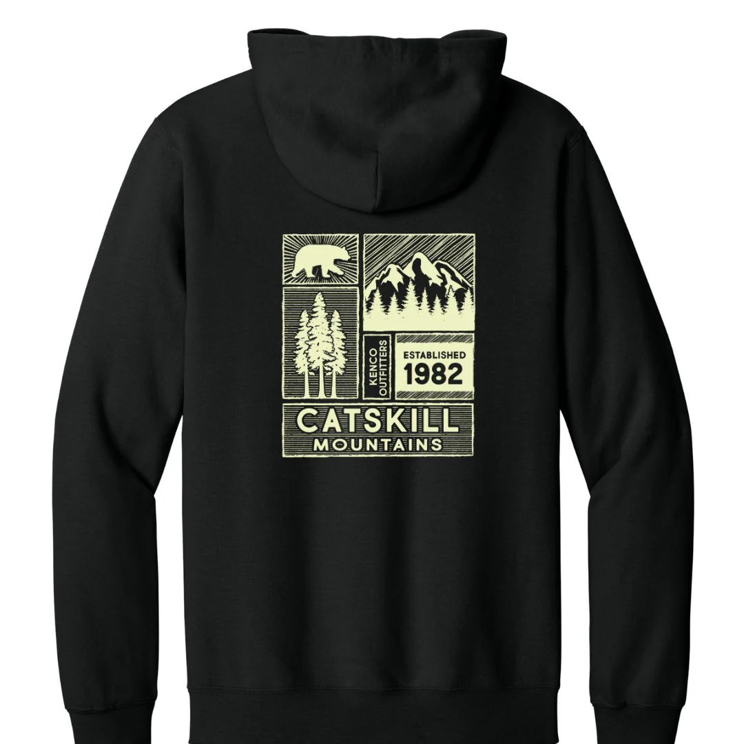 Catskills 1982 Full Zip Hoodie | Black - Image 2