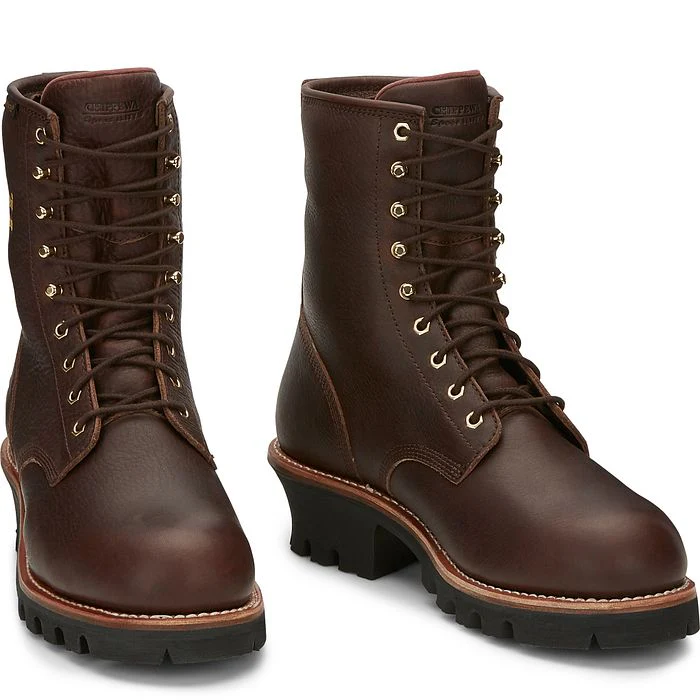 Men's Paladin Briar Insulated Waterproof Steel Toe Boots | Brown - Image 2