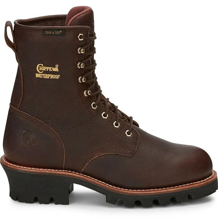 Men's Paladin Briar Insulated Waterproof Steel Toe Boots | Brown - Image 3