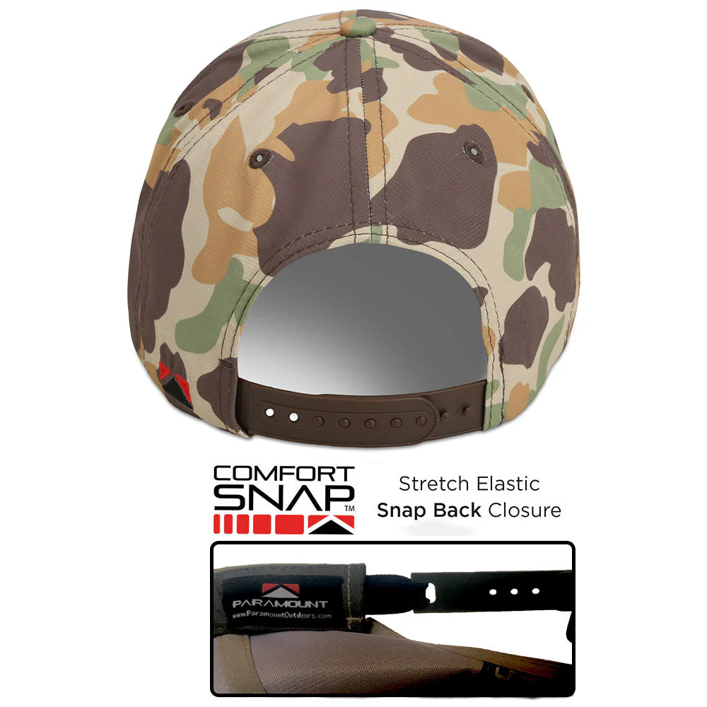 Chocolate Lab 6-Panel Riverside Vintage Camo Cap - Image 4