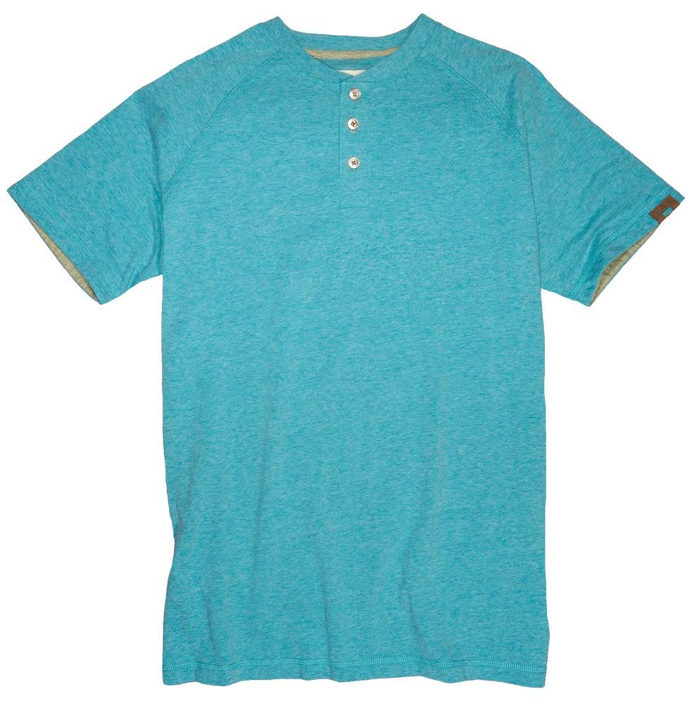 Dakota Grizzly Mens Rhett Henley Short Sleeve Shirt - Image 2