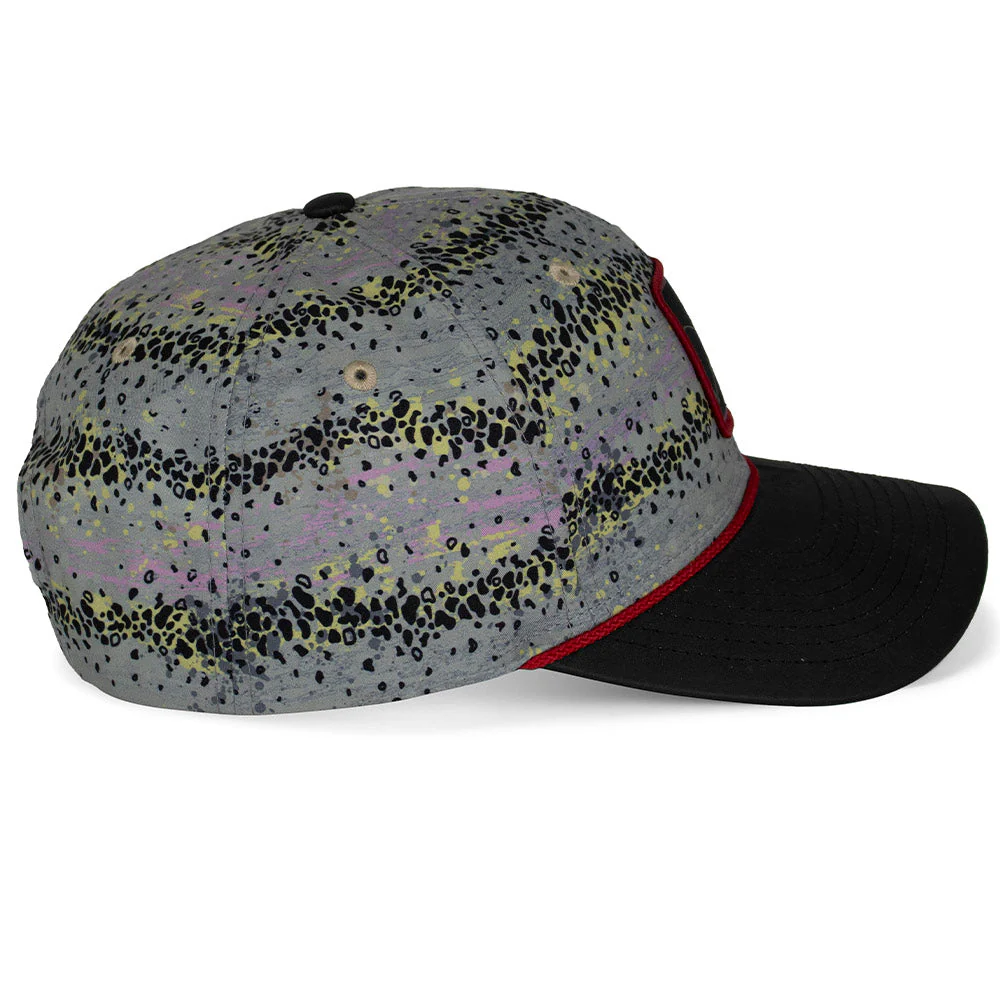 Dancing Skeletons Rainbow Trout 6-Panel Rope Cap - Image 4