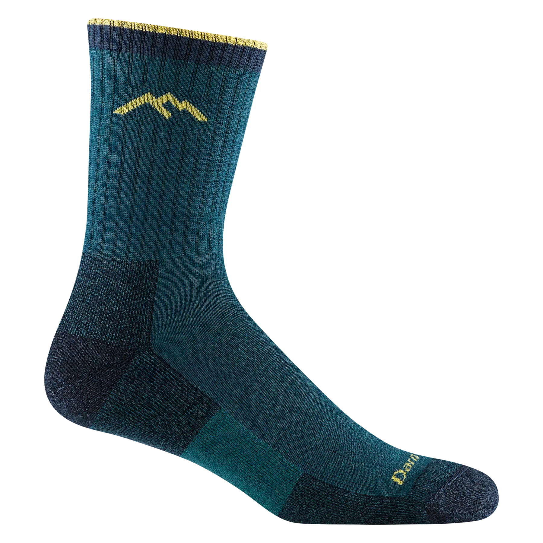 Men's Hiker Micro Crew Midweight Hiking Socks | Dark Teal