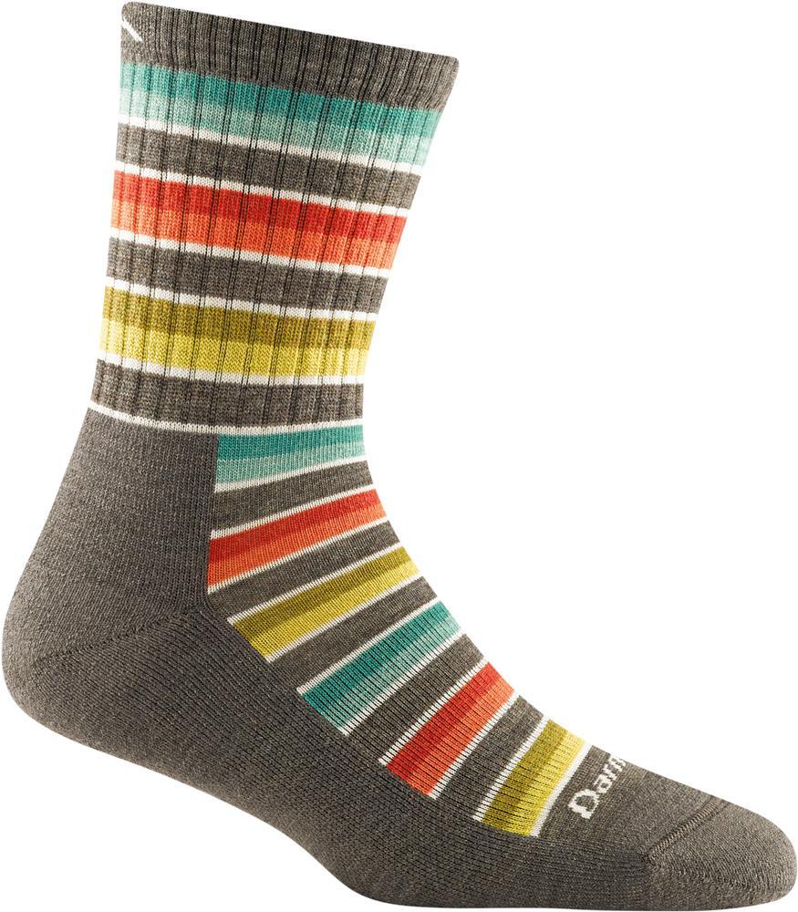 Darn Tough Womens Decade Stripe Midweight Micro Crew Hiking Sock - Image 2