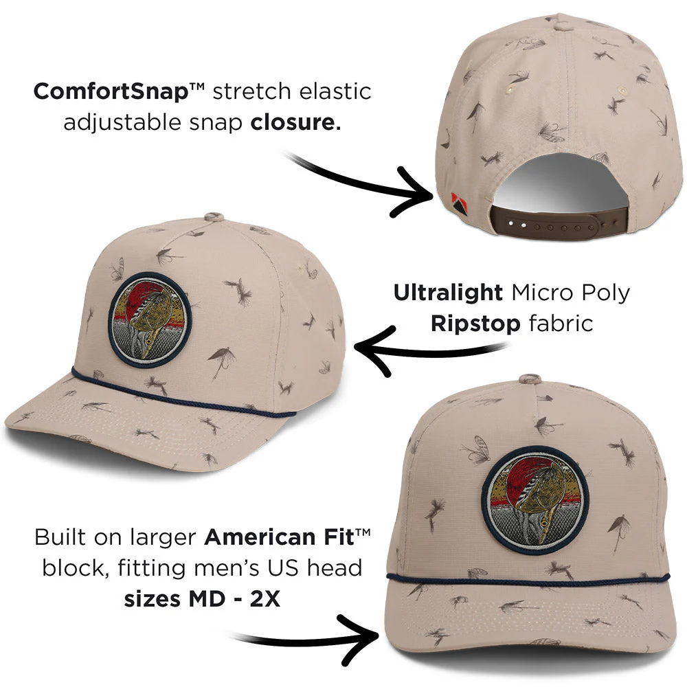 Dead Drift Fly Fishing Patch Rope Cap Fly Pattern - Image 12