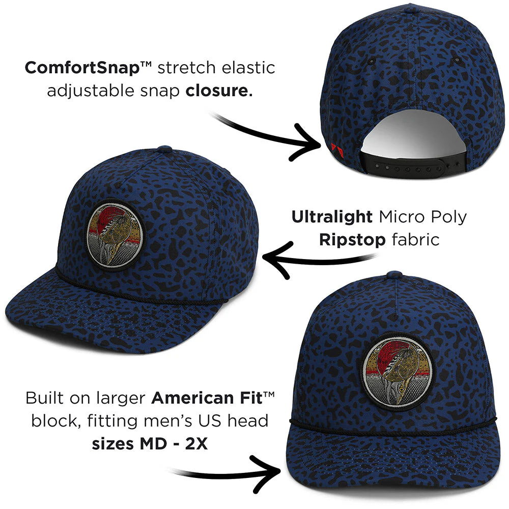 Dead Drift Fly Fishing Patch Trucker Hat Rope Cap - Image 10