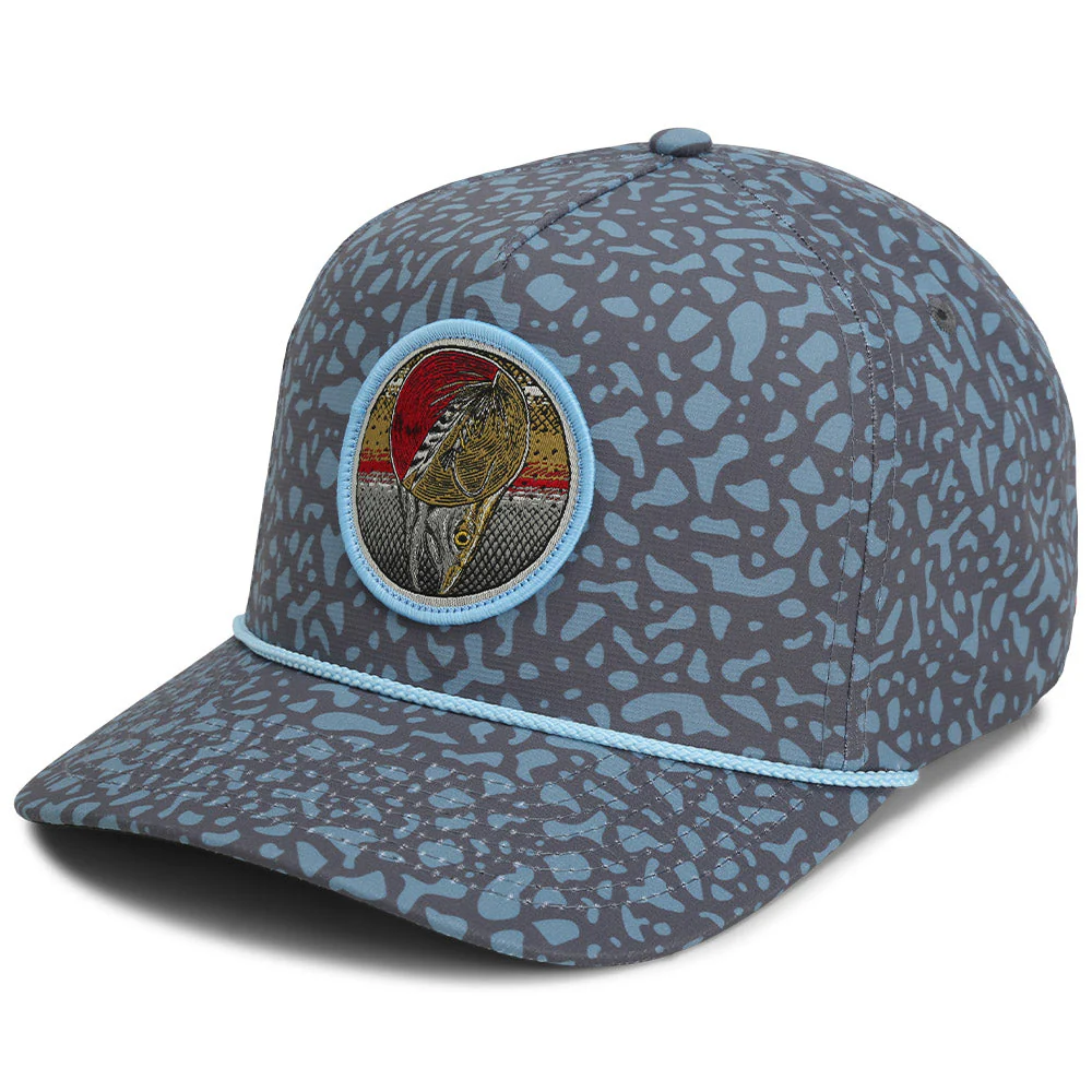 Dead Drift Fly Fishing Patch Trucker Hat Rope Cap - Image 13