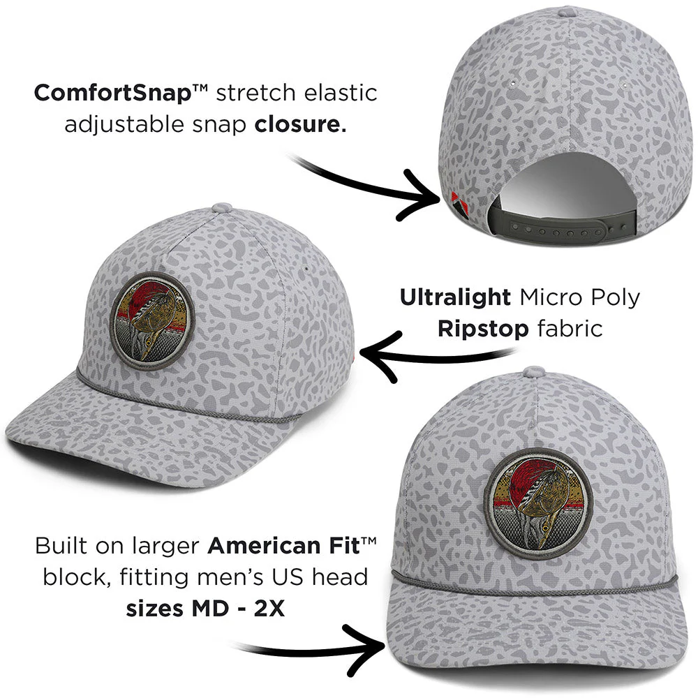 Dead Drift Fly Fishing Patch Trucker Hat Rope Cap - Image 25
