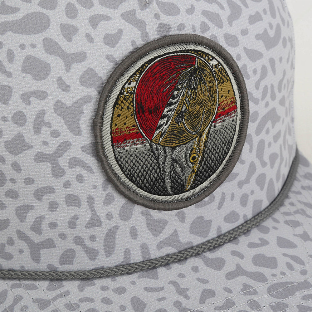 Dead Drift Fly Fishing Patch Trucker Hat Rope Cap - Image 27