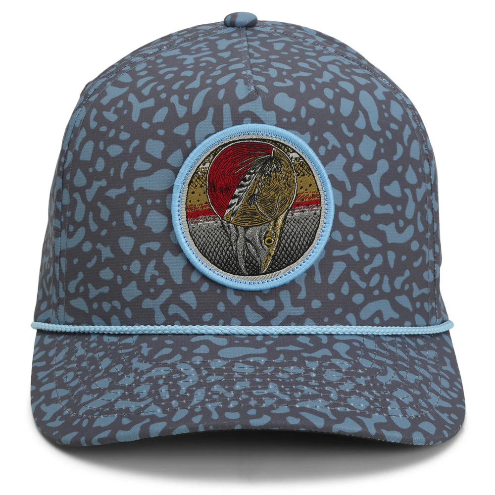 Dead Drift Fly Fishing Patch Trucker Hat Rope Cap - Image 29