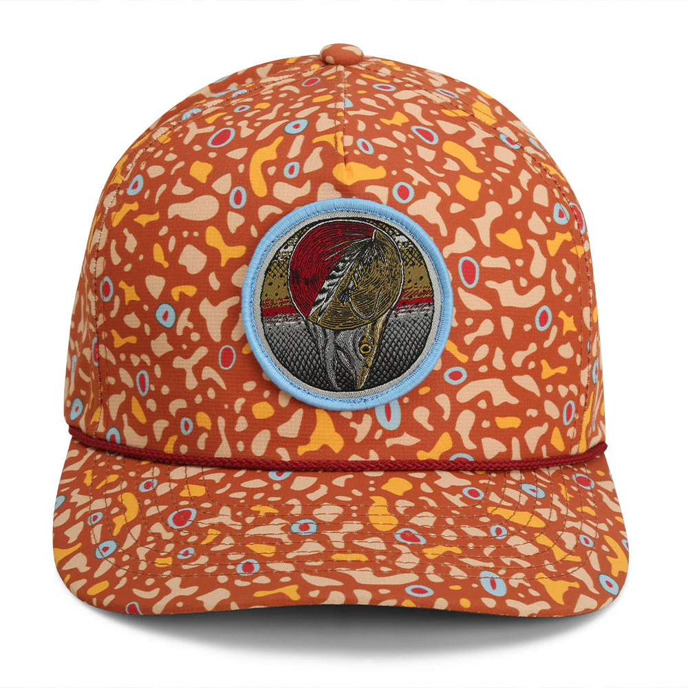 Dead Drift Fly Fishing Patch Trucker Hat Rope Cap - Image 30