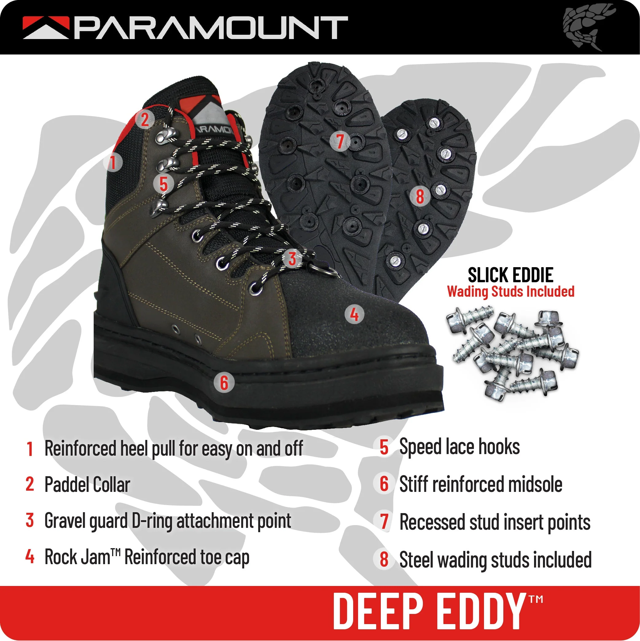 Deep Eddy Cleated Wading Boots - Image 7